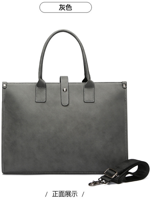 REZENZI 남자 토트백 가죽 크로스백 데일리 서류가방 고급형 컴퓨터 가방