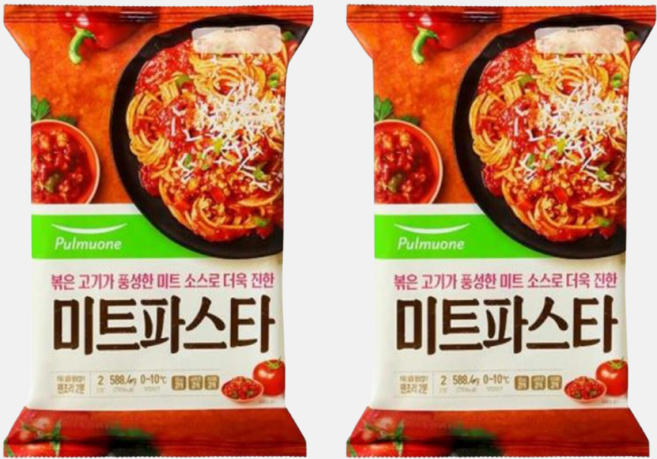 풀무원 미트소스 스파게티 588.4g, 2개