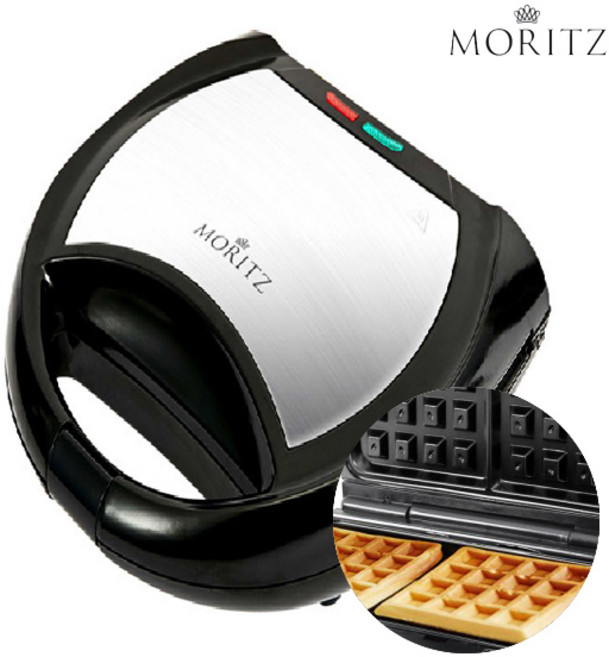 모리츠 와플 붕어빵 샌드위치 메이커 MO-SM301B 블랙, 와플메이커MO-SM301B