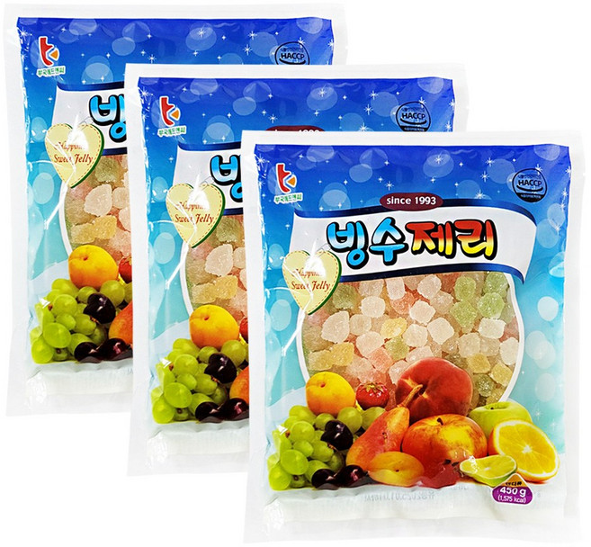 부국 빙수제리 450g 팥빙수 재료, 3개