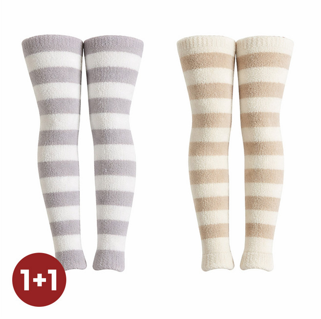 (1+1) 러브핑코 니트 롱 레그워머 무압박 발토시 수족냉증 임산부 발토시 남여공용