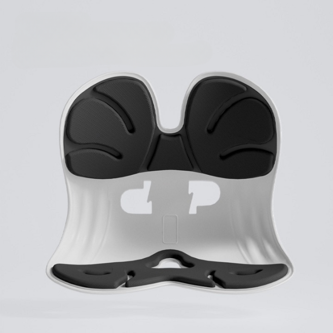 보넬티 장시간착석 편안한 등받이 허리쿠션, 블랙