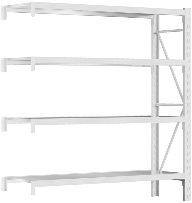 코랙코리아 중량랙 경량랙 철제선반 창고선반 단당 200kg 4단