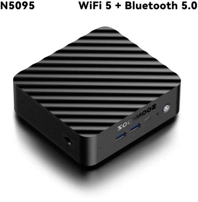 SOONNOOZ 미니 PC 인텔 12th N100 N5095 Windows11 DDR4 8GB 16GB SSD 데스크탑 게임용 컴퓨터 WIFI5, 02 8GB 256GB WiFi5, 01 미국, 02 N5095