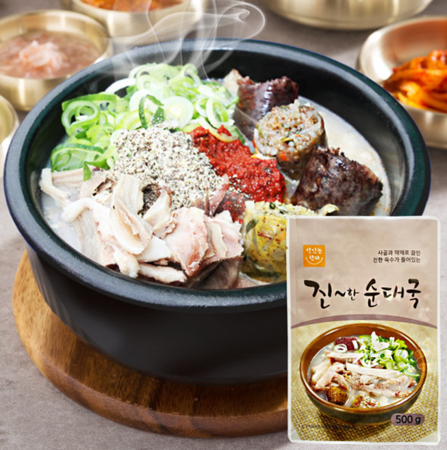 창구식품 진한순대국(500g), 500g, 6개