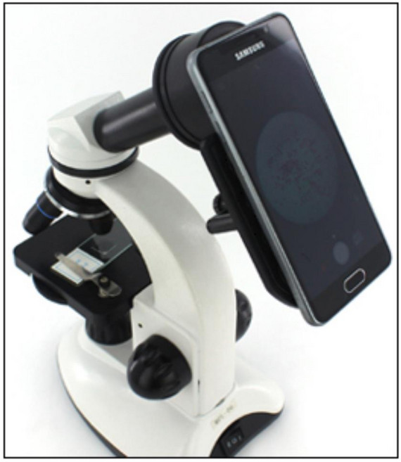 현미경 망원경 표본 촬영 핸드폰 거치대 식물학습, 1개, 상세페이지참조