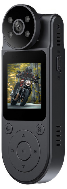 RUN기술 4K WiFi 액션캠 초소형 바디캠 자전거 오토바이 블랙박스, 블랙+64GB 메모리, 64GB 메모리