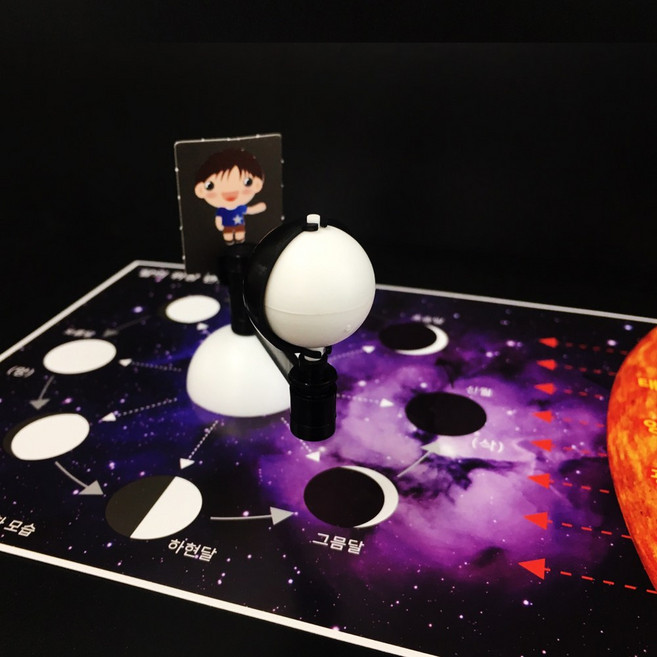 달의 모양 변화 (5인) 과학상자 방과후 초등교과 수업 재료