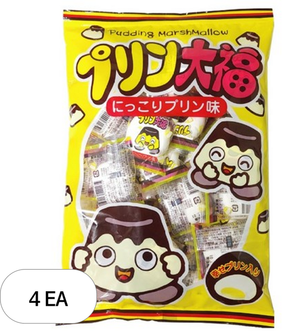 야오킨 푸딩 마시멜로우 대복, 4개, 160g