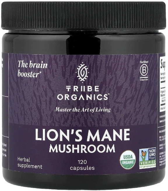 트라이브 오가닉스 노루궁뎅이버섯 캡슐 120정, Tribe Organics (트라이브 오가닉스) Org, 1개 - 쿠팡