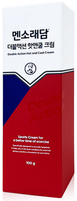 멘소래담 더블액션 핫앤쿨 크림 80g, 100g, 30개