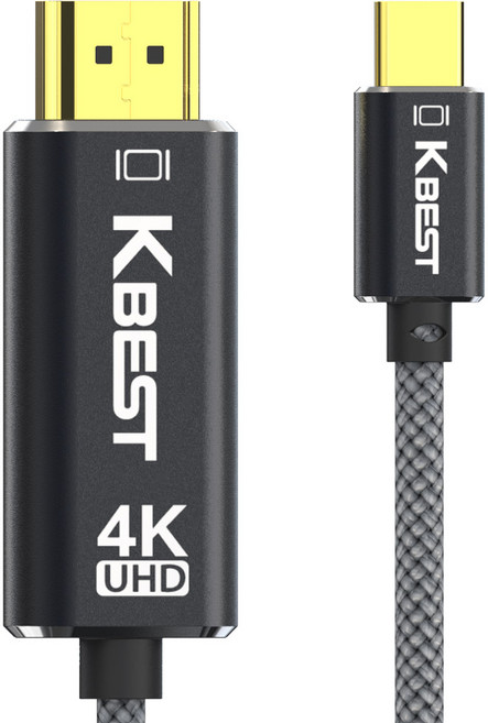 케이베스트 스마트폰 미러링 C타입 HDMI TV 연결 케이블, 3m, 1개