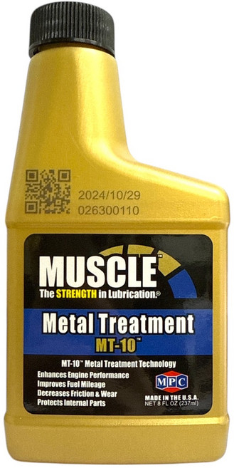 MUSCLE Metal Treatment MT-10 機油精 提升引擎性能 改善燃油效率 降低摩擦和磨損, 1個, 共用