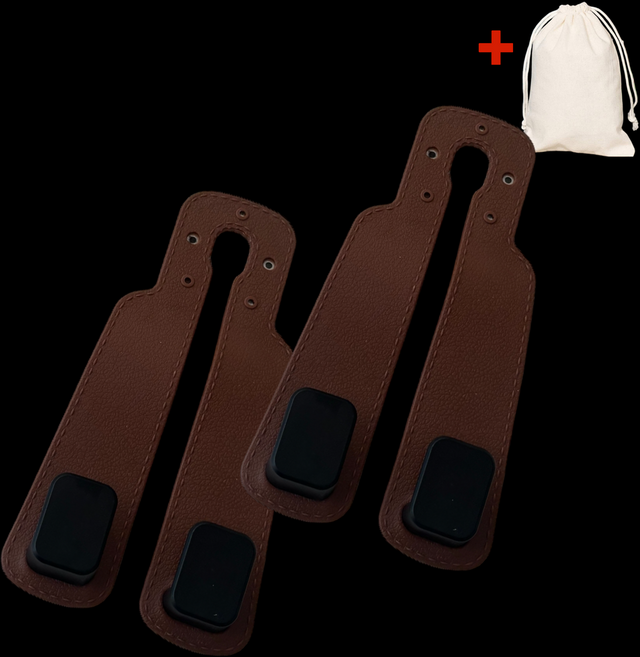 마케시 쏘클린 실리콘 헤드레스트 후크세트, 브라운, 2개