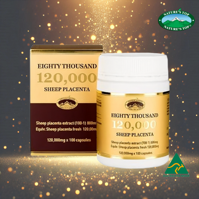 호주직송 네이쳐스탑 플라센타 양태반 120000mg, 2개, 100정