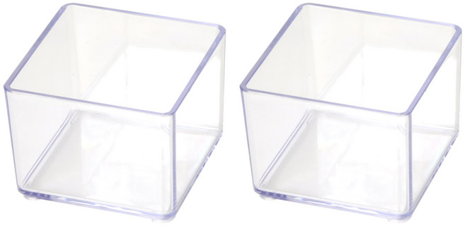 클리어 정리함 화장품 악세사리 투명 수납함, 1세트