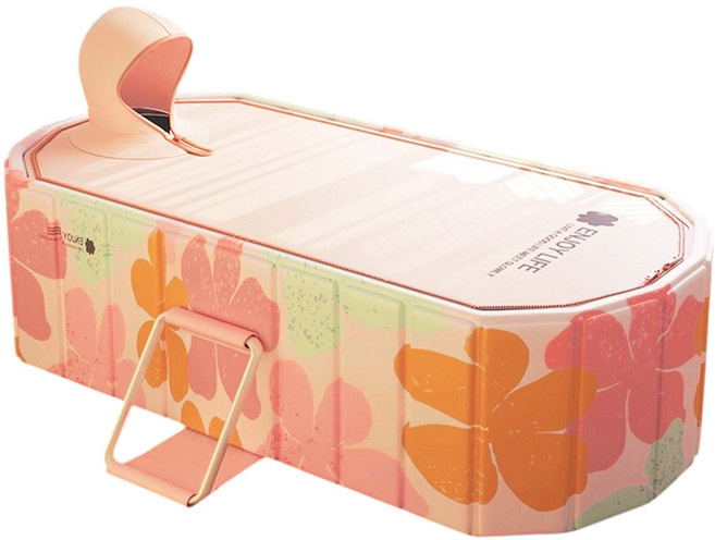 UB 무조립 대형 접이식 성인용 간이 욕조 반신욕 홈스파, 1개, 컬러 보온커버