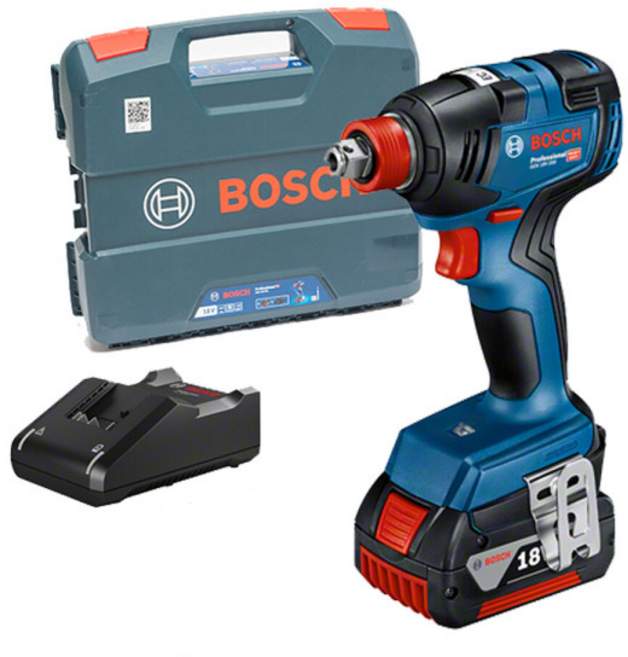 [제이원] 보쉬18V 최신형 임팩드릴렌치 겸용 GDX18V-200 5.0ah 배터리1개 풀셋, 1세트