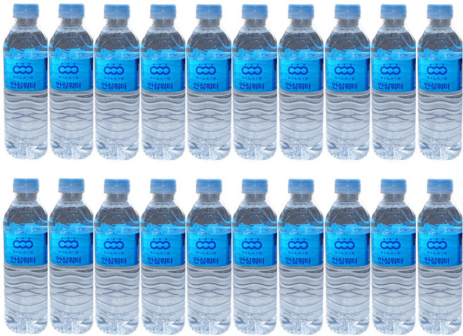 순창 먹는샘물 안심워터 500ml X 40개 /라벨 무라벨 랜덤 배송