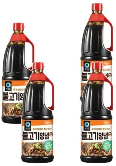 정원 청정원 불고기 진 양념 2kg 4개