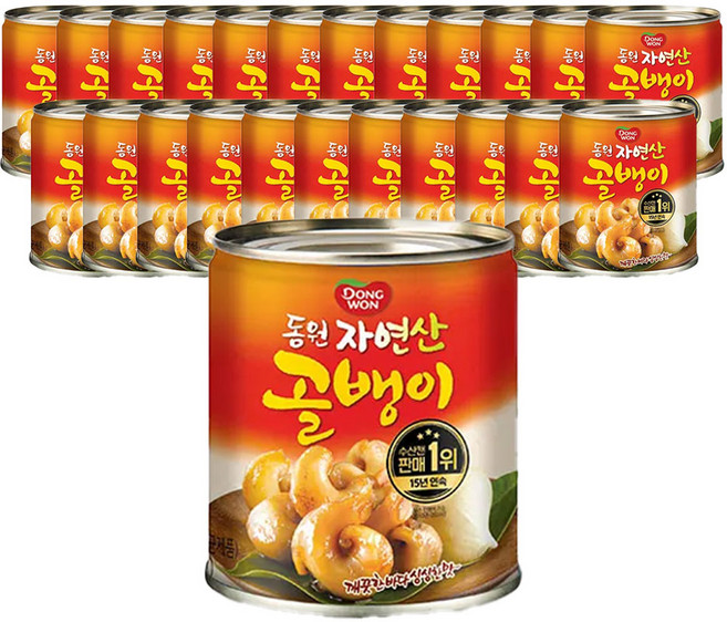 동원 자연산 골뱅이, 230g, 24개