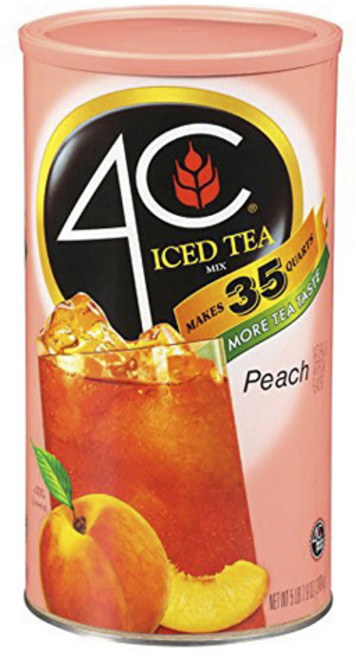 4C 아이스드 티 믹스 피치, 2.34kg, 1개, 1개입