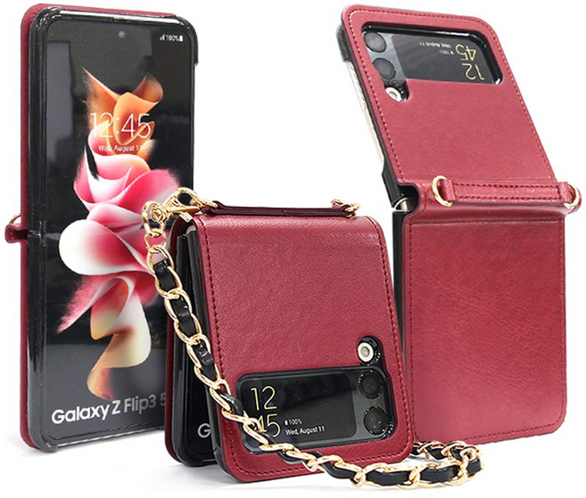 아델리아 합성피혁가죽 심플한 컬러 고급 손목줄 손잡이줄 손목스트랩 커버 케이스