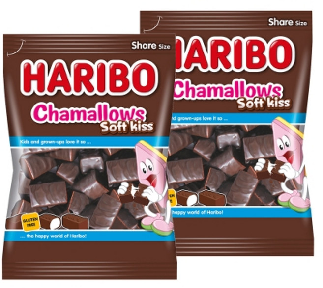 하리보젤리 초코 마쉬멜로우 소프트키스 200g 2봉, 2개