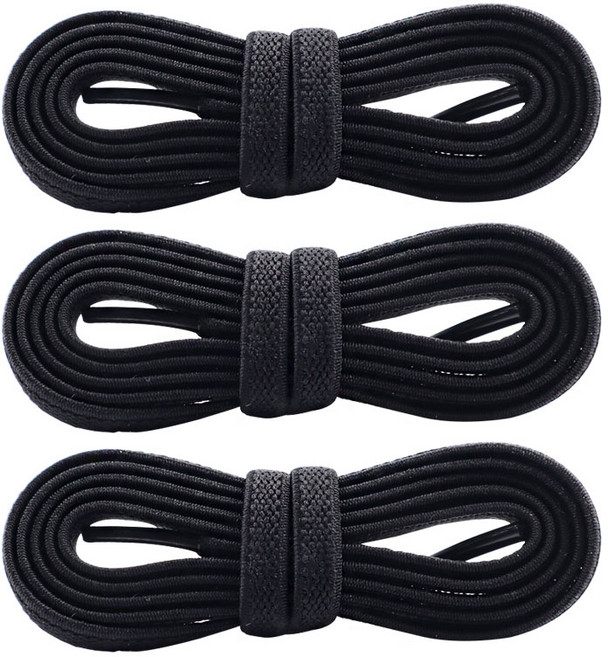 개미발바닥 고무신발끈 2+1세트 7mm x 100cm~160cm