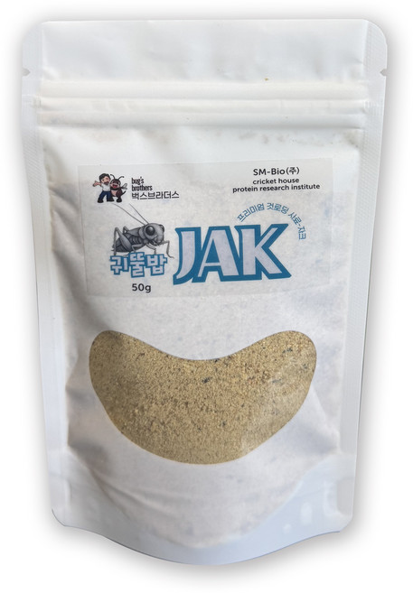 귀뚤밥 프리미엄 귀뚜라미 전용사료 영양만점 파충류 것로딩 먹이, 1개, 50g