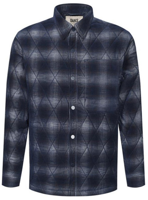 닥스셔츠 남성 경량 패딩 DAKS 코듀로이 퀼팅 셔켓 DLW1SHCL190N1, 105, NAVY