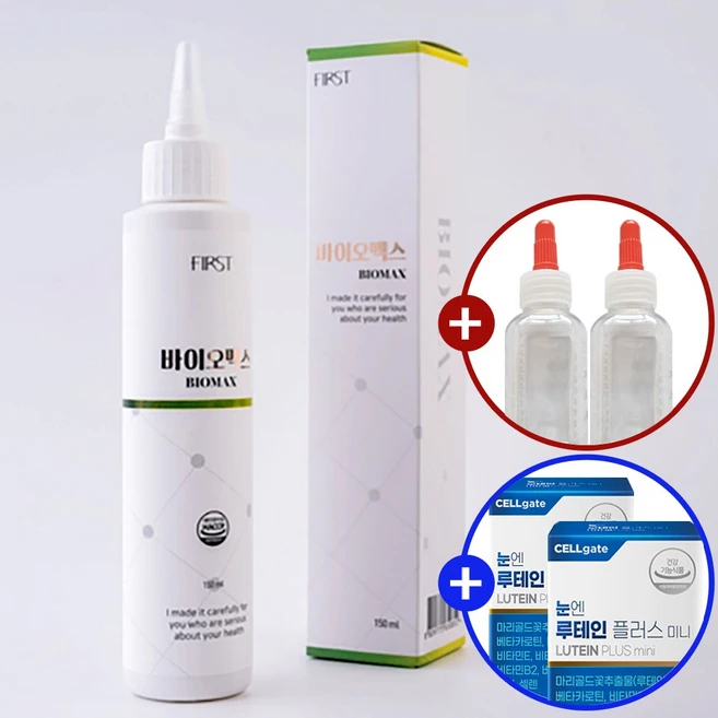 퍼스트코리아 바이오맥스 멜로시라 150ml + 루테인 2개 + 휴대용 공병(30cc) 2개 증정, 1개 - 쿠팡