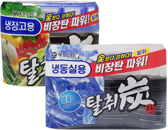 애경 탈취탄 냉장고용 140g + 애경 탈취탄 냉동실용 70g, 단품, 단품, 단품
