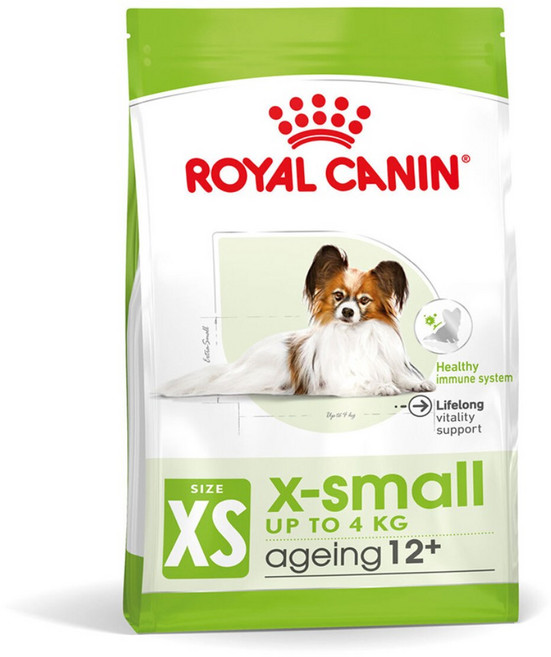강아지사료 엑스스몰 에이징 12+ 초소형견 소화기능 도움, 곡물, 1.5kg, 3개