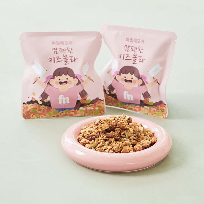 맘편한키즈놀라 어린이 수제 그래놀라 아침메뉴 시리얼 (10팩), 10개, 40g