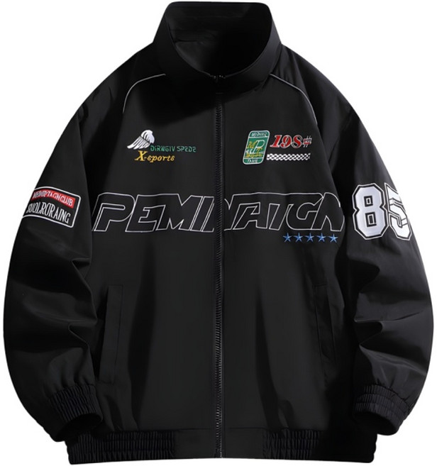 어썸유닛 남녀공용 트레이닝 바람막이 집업 자켓