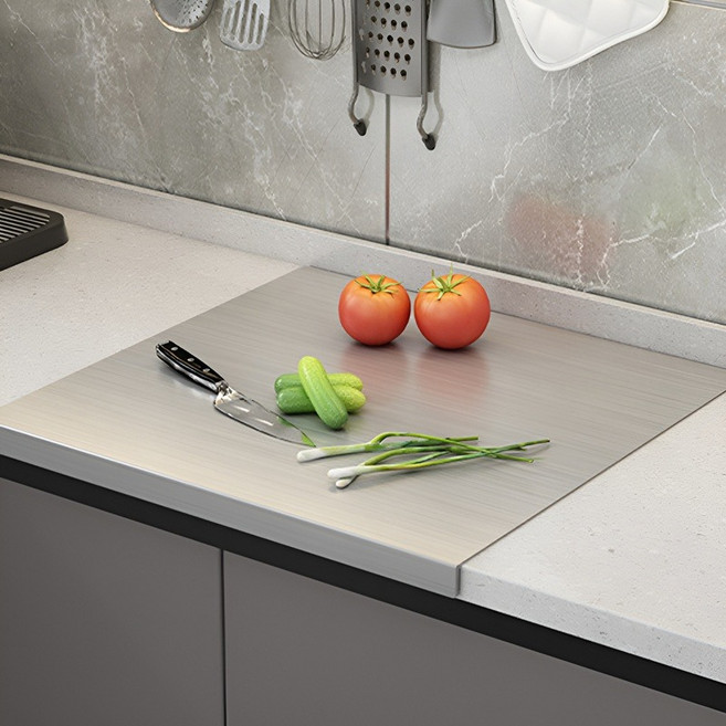 [BEST 상품1/1+1]304 스테인리스 스틸 다기능 도마 오리지니크 도마 다양한 식재료 손질에 최적