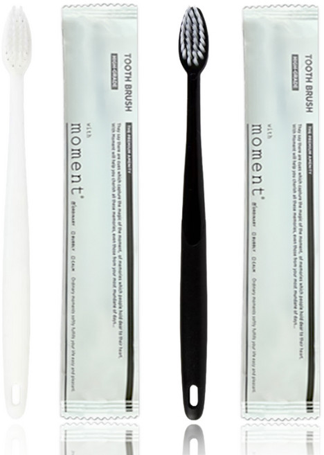 위드모먼트 일회용 고급형 미세모 칫솔, 1개입, 50개