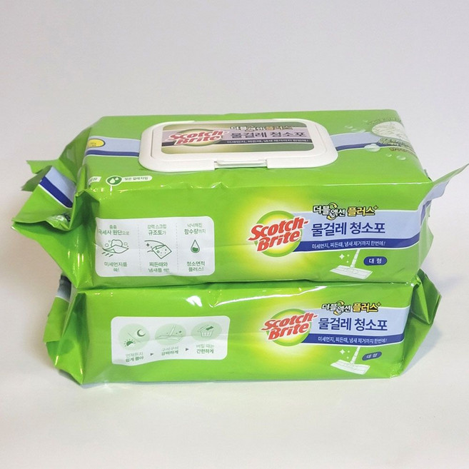 3M 물걸레청소포 대형, 4개