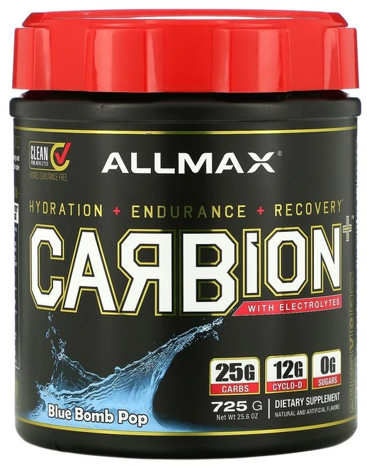 올맥스뉴트리션 CARBion 전해질 함유 블루 밤 팝 725g 25.6oz, 1개 - 쿠팡