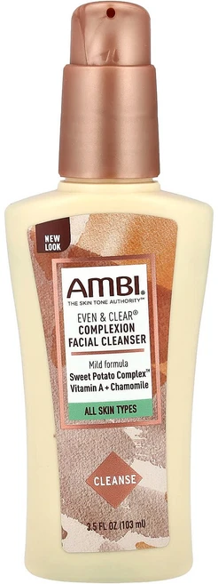 AMBI Even & Clear® 컴플렉션 페이셜 클렌저 무향 103ml (3.5 fl oz) ABE-23462, 1 - 쿠팡