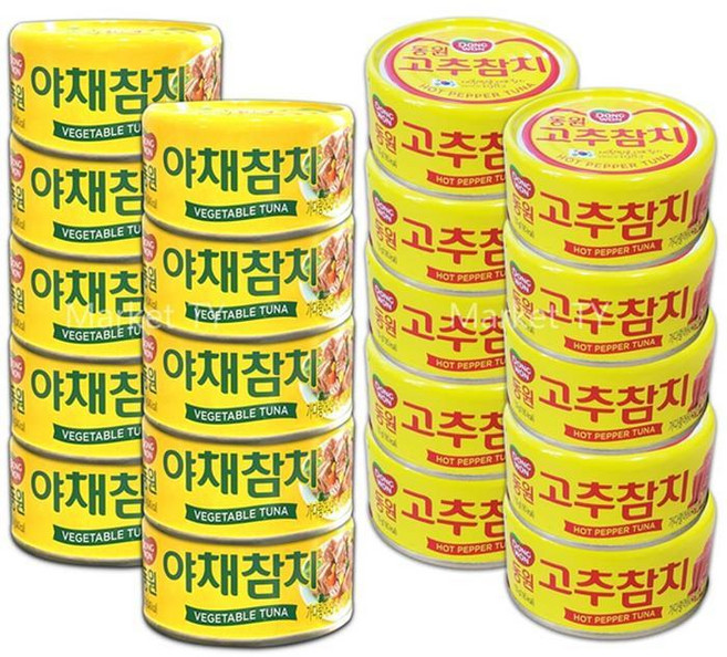 동원참치 콤보팩 150g x 20개 (야채10+고추10), 1세트