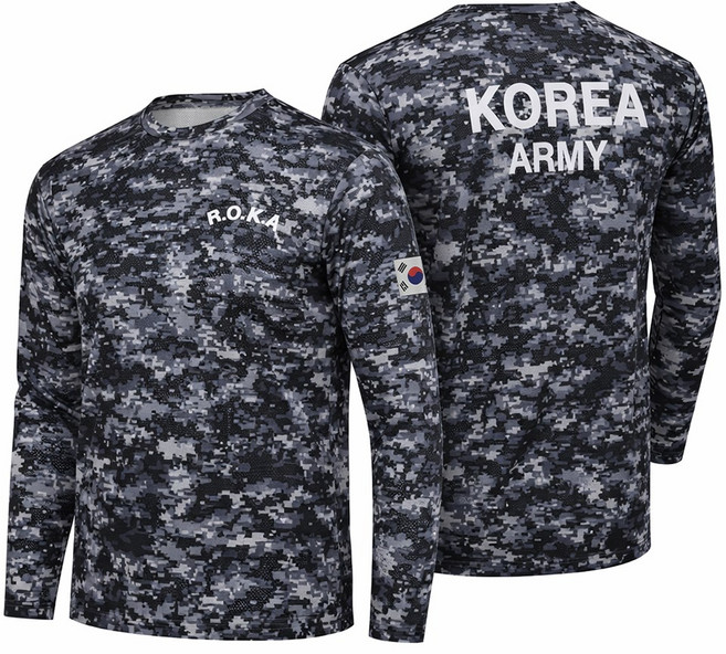 아소트 냉감 통기성 메쉬 로카티 코리아 아미 ROKA 긴팔 티셔츠 남녀공용