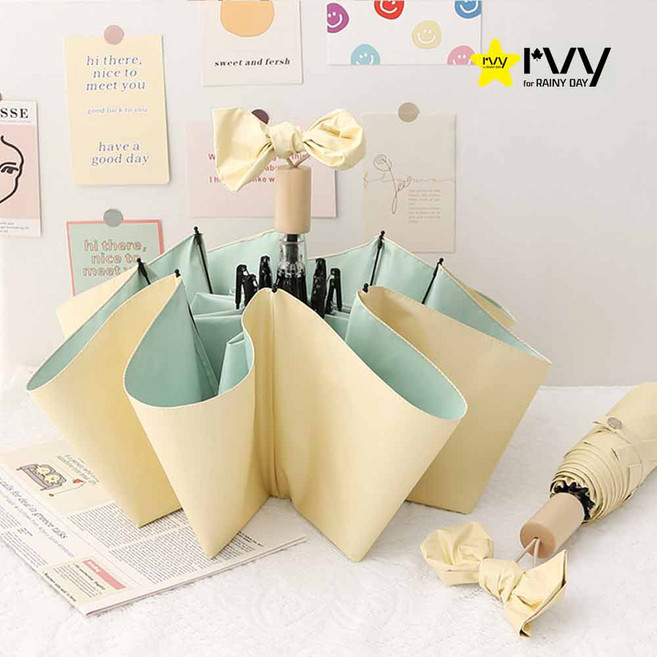 4단 파스텔 우산 햇빛 UV 자외선 차단 양산 양우산 우양산 접이식 휴대용 미니 우산