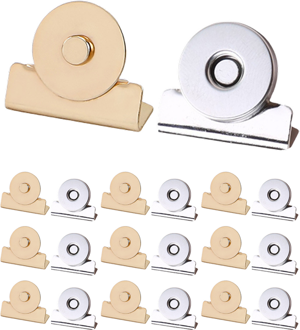 코메로 바느질 없이 간편한 똑딱이 자석 단추, 10개, 혼합