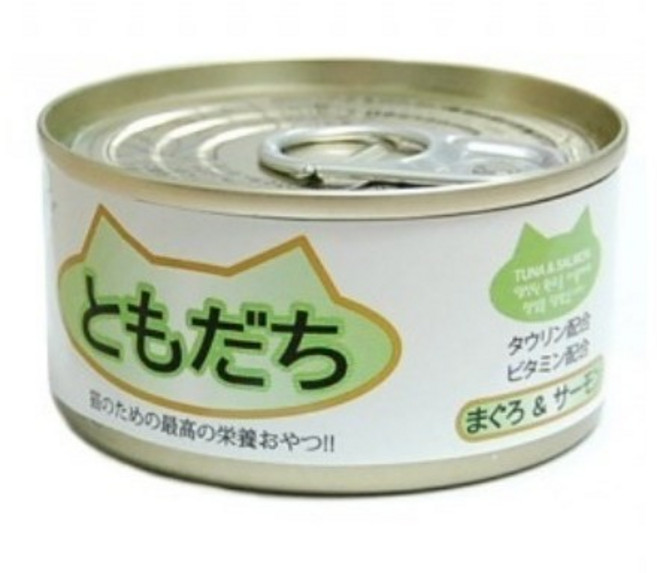 도모다찌 고양이캔(참치 연어)80g X 24개(1Box), 80g, 1, 참치 + 연어 혼합맛
