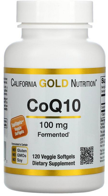 캘리포니아 골드 뉴트리션 코큐텐 100mg California Gold Nutrition CoQ10 100mg, 120정, 1개