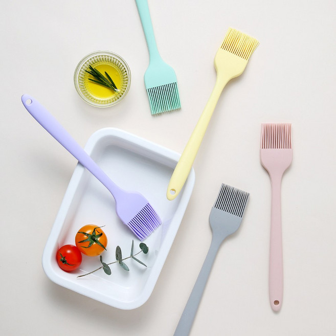 이지실리 실리콘 오일 브러쉬, 퍼플, 1개