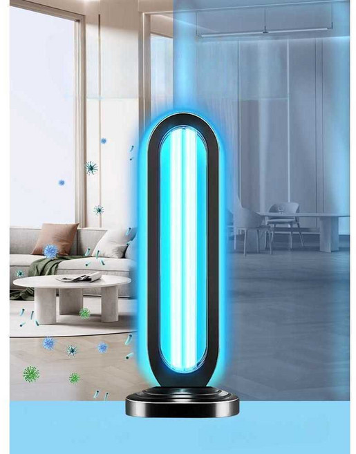 가정용 자외선 살균등 - 이동식 오존 탈취 및 진드기 제거 다용도 살균등, 1개, 38W(오존)스위치제어(타이머없음)