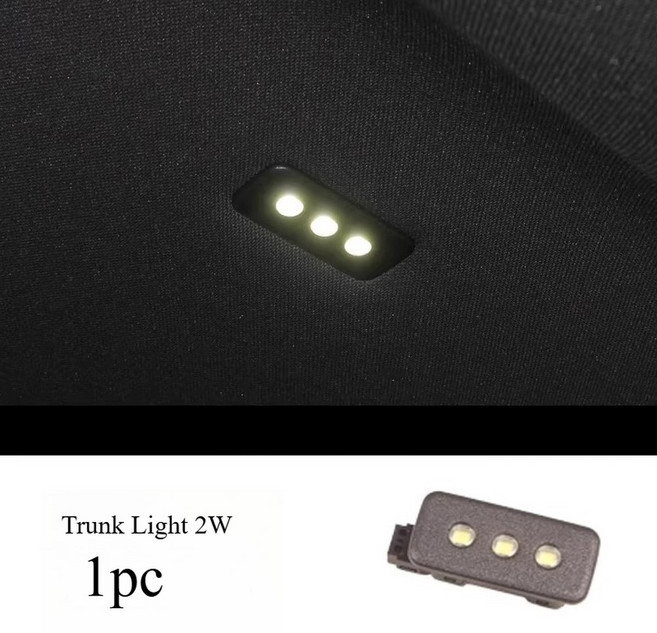 LED 트렁크 라이트 게이트 실내 ICAR 액세서리 웰컴 체리 V23용 특수 앰비언트 조명, 하얀색